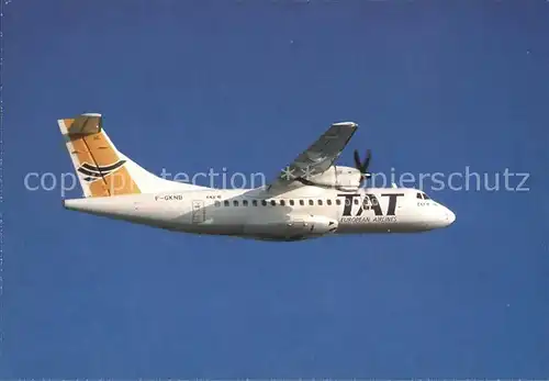 Flugzeuge Zivil TAT European Airlines ATR 42 F GKNB Kat. Flug