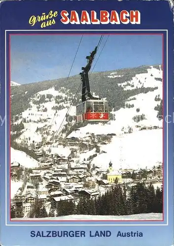 Seilbahn Schattberg Saalbach Salzburger Land  / Bahnen /