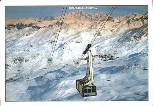 Seilbahn Cime de Caron Val Thorens Mont-Blanc  / Bahnen /