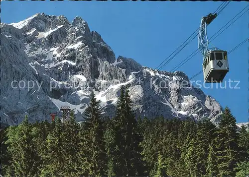 Seilbahn Eibsee Zugspitzgipfel Zugspitze / Bahnen /