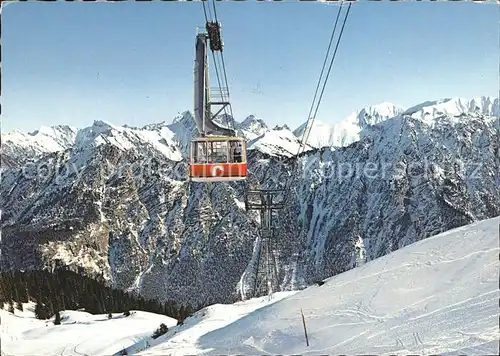 Seilbahn Fellhornbahn Oberstdorf-Birgsautal Allgaeu / Bahnen /