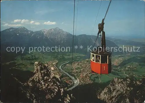 Seilbahn Predigtstuhlbahn Bad Reichenhall Zwiesel Staufen  / Bahnen /