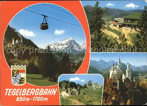 Seilbahn Tegelbergbahn  / Bahnen /