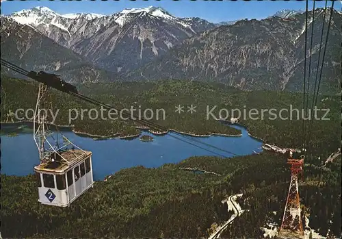 Seilbahn Zugspitzbahn Eibsee Zugspitze / Bahnen /