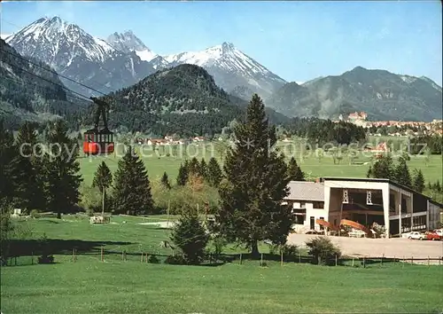 Seilbahn Tegelbergbahn Schwangau Fuessen Rossberg Aggenstein / Bahnen /