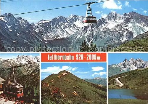 Seilbahn Fellhornbahn  / Bahnen /