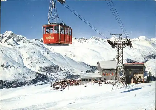 Seilbahn Corvatsch Oberengadin Mittelstation / Bahnen /