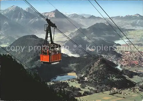 Seilbahn Tegelbergbahn Schwangau-Fuessen Brentenjoch Aggenstein Breitenberg / Bahnen /