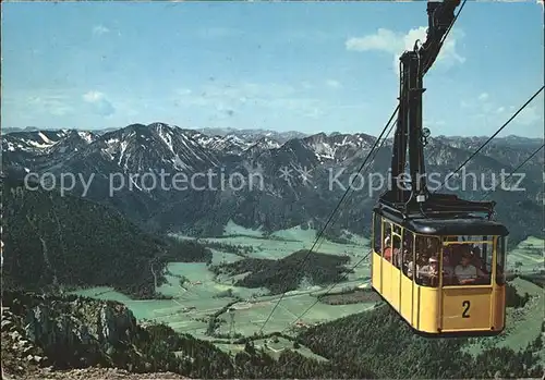 Seilbahn Rothwand Miesing Spitzingsee  / Bahnen /