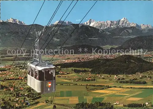Seilbahn Kanzelbahn Villach Julische Alpen Mangart  / Bahnen /