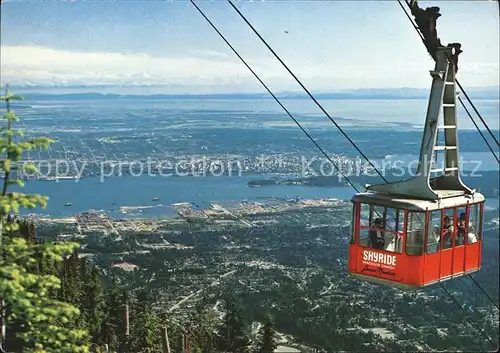 Seilbahn Grouse Mountain Skyride North Vancouver B.C. Canada / Bahnen /