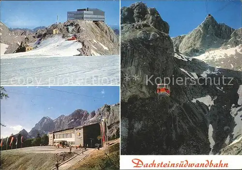 Seilbahn Dachsteinsuedwandbahn Bergstation Schladminger Gletscher  / Bahnen /