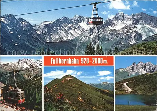 Seilbahn Fellhornbahn Oberstdorf  / Bahnen /
