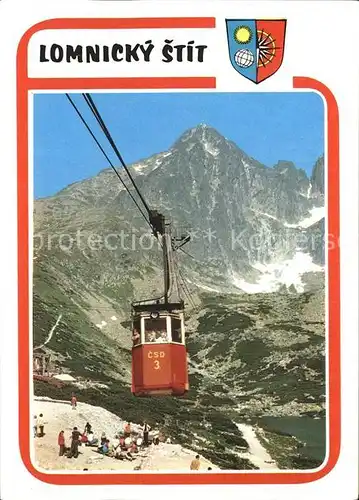 Seilbahn Vysoke Tatry Lomnicky Stit Hohe Tatra  / Bahnen /