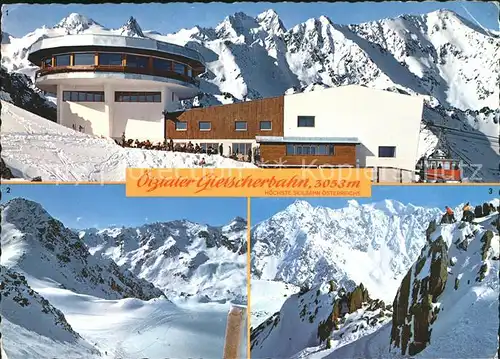 Seilbahn oetztaler Gletscherbahn Bergstation Panorama-Restaurant  / Bahnen /