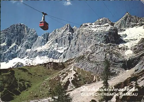 Seilbahn Dachsteinsuedwandbahn Ramsau Bergstation  / Bahnen /