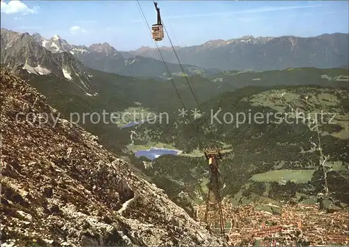 Seilbahn Karwendelbahn Mittenwald Lauter- und Ferchensee  / Bahnen /