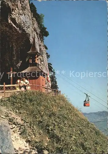 Seilbahn Wildkirchli Trachtenkinder  / Bahnen /