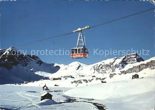 Seilbahn Distelboden-Bonistock Melchsee-Frutt Bruenighaupt / Bahnen /