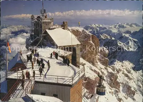 Seilbahn Zugspitzbahn Zugspitzgipfel Karwendelgebirge / Bahnen /