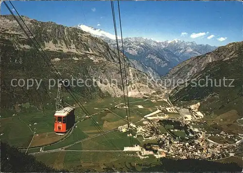 Seilbahn Andermatt Gemsstock Salbitschijn Rohrspitz  / Bahnen /