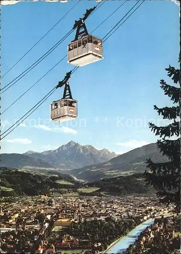 Seilbahn Nordkettenbahn Innsbruck Wagenkreuzung / Bahnen /