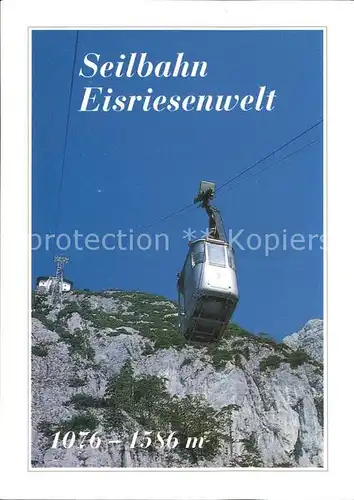 Seilbahn Eisriesenwelt Werfen Salzburger Land  / Bahnen /