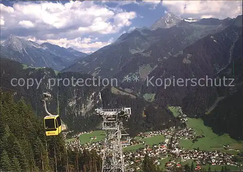 Seilbahn Penkenbahn Mayrhofen Kolm Ahornspitze / Bahnen /