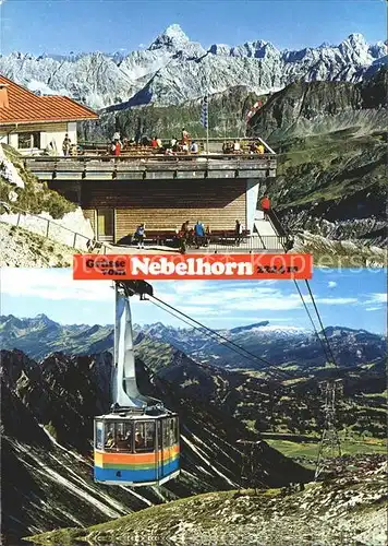 Seilbahn Nebelhorn Oberstdorf Allgaeu Gipfelhuette Hoher Ifen  / Bahnen /