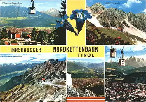 Seilbahn Nordkettenbahn Innsbruck Tirol Station Seegrube Talstation Hungerburg  / Bahnen /