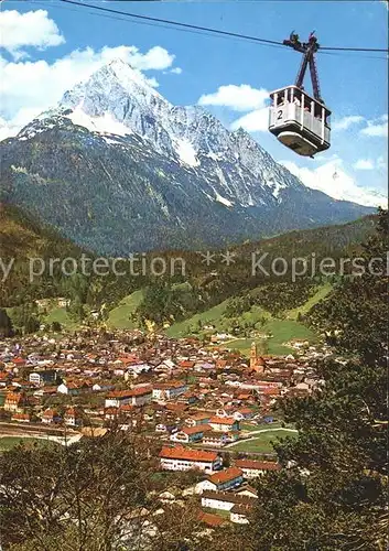 Seilbahn Karwendelbahn Mittenwald Wettersteinspitze Alpspitze / Bahnen /