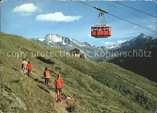 Seilbahn Pischabahn Flueela Wisshorn Schwarzhorn  / Bahnen /