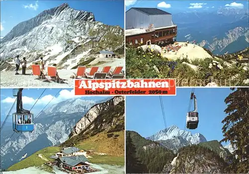 Seilbahn Alpspitz Garmisch-Partenkirchen Bergstation Hochalmseilbahn  / Bahnen /