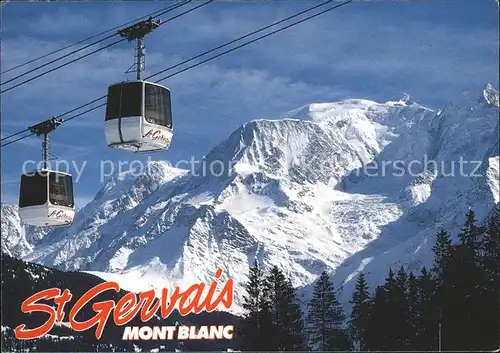 Seilbahn St. Gervais Mont-Blanc  / Bahnen /