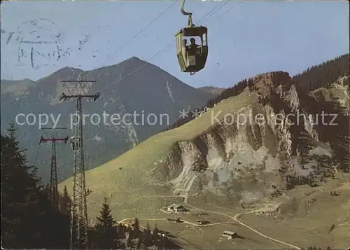 Seilbahn Taubenstein Brecherspitze Schoenfeldalm / Bahnen /