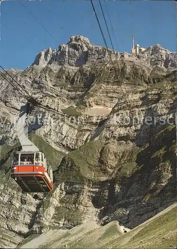 Seilbahn Saentis Schwaegalp Gyrenspitz  / Bahnen /