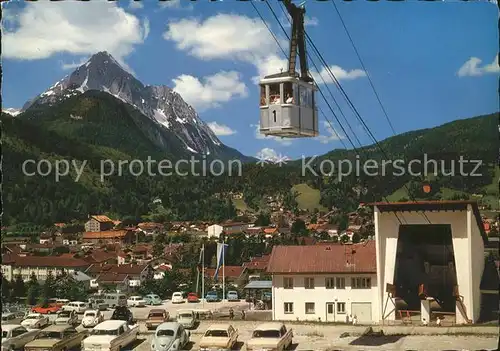 Seilbahn Karwendel Mittenwald Talstation Wettersteinspitze / Bahnen /