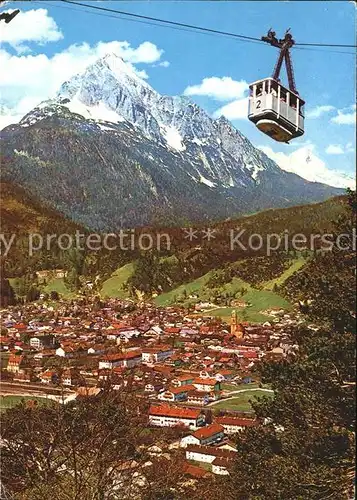 Seilbahn Karwendel Mittenwald Wettersteinspitze Alpspitze / Bahnen /