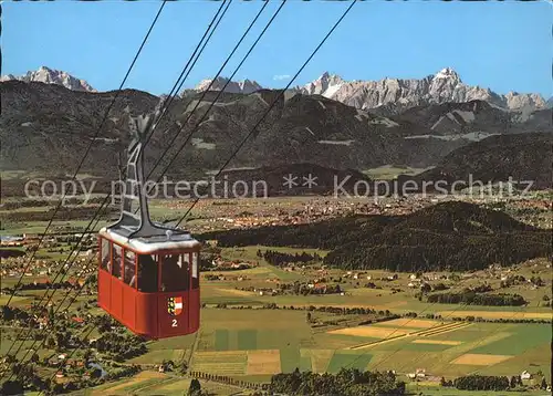 Seilbahn Kanzel Villach Julische Alpen Mangart Kaernten / Bahnen /
