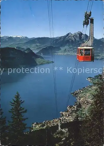 Seilbahn Weggis Rigi Kaltbad Vierwaldstaettersee Pilatus / Bahnen /