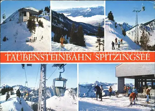 Seilbahn Taubenstein Spitzingsee  / Bahnen /