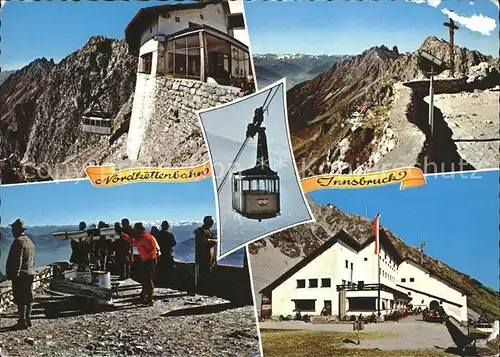 Seilbahn Nordkettenbahn Innsbruck Bergstation Hafelekar Gipfelkreuz / Bahnen /