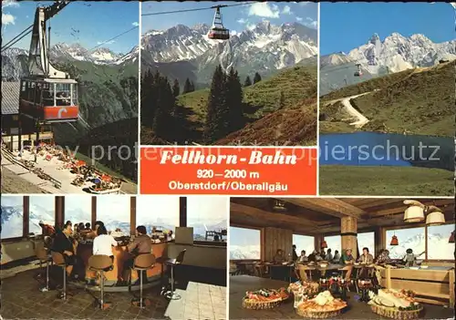 Seilbahn Fellhorn Oberstdorf-Birgsautal Oberallgaeu / Bahnen /