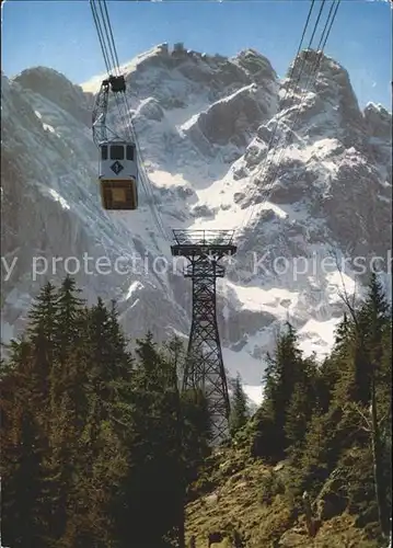 Seilbahn Bayerische Zugspitzbahn  / Bahnen /