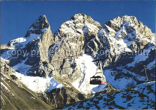 Seilbahn Fellhorn Oberstdorf Allgaeu Maedelegabelgruppe / Bahnen /