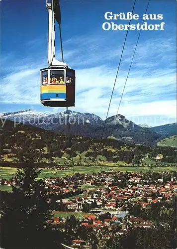 Seilbahn Nebelhorn Oberstdorf Allgaeu Hoher Ifen Gottesackerwaende  / Bahnen /