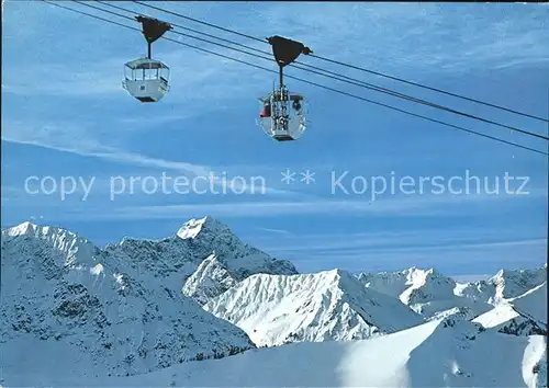 Seilbahn Kanzelwand Kleinwalsertal Widderstein / Bahnen /