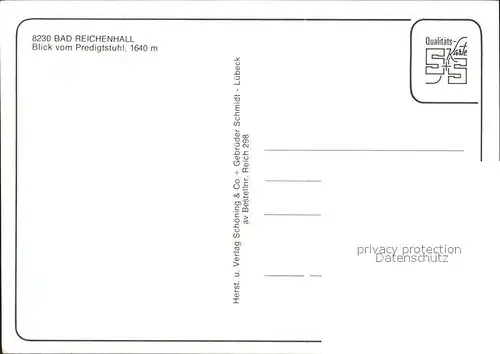 Seilbahn Predigtstuhl Bad Reichenhall  / Bahnen /