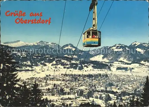 Seilbahn Nebelhorn Oberstdorf Allgaeu Hoher Ifen Gottesackerwaende / Bahnen /