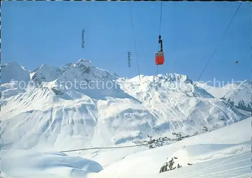 Seilbahn Trittkopf Hasenfluh Madloch Zuers am Arlberg / Bahnen /